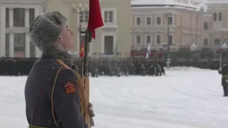 К параду готовы: военные завершили генеральную репетицию на Дворцовой площади