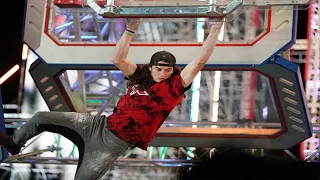 Kaden Lebsack  Makes Ninja History on the American Ninja Warrior 13 Stage 3