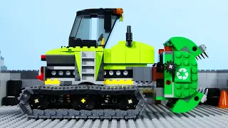 Garbage Truck Monster! | LEGO | Billy Bricks