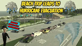 Southwest, Florida Roblox l Beach Day Hurricane Evacuation Rp *SCARY*