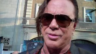 Mickey Rourke at the "Iron Man 2" premiere