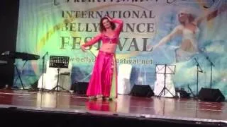 Evelyne Katri belly dancer a Loutraki Greece 2013 by Simon