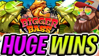 BIGGER BASS BONANZA 🔥 SLOT €60 MAX BET 😱 MEGA BIG WIN COMEBACK OMG‼️