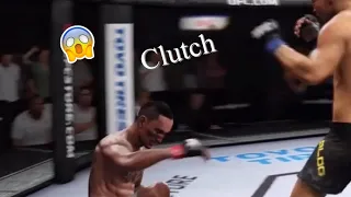 Max Holloway vs Jose Aldo - back and forth war (Ufc 3 online)