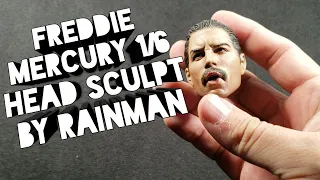 Freddie Mercury Queen 1/6 Head Sculpt by Rainman