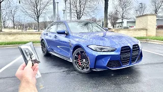 2023 BMW M3 Competition xDrive: Start Up, Exhaust, Test Drive, Walkaround, POV and Review