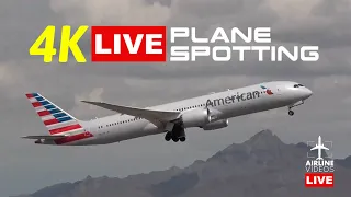 🔴LIVE 4K Plane Spotting at Phoenix Sky Harbor Airport PHX