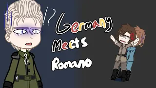 Germany meets Romano | Hetalia | Gacha Club | Nono words warning