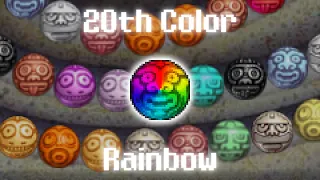 Zuma Deluxe but 20th Rainbow Color!