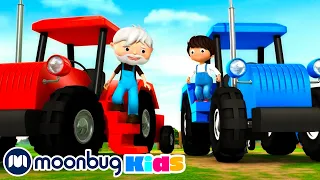 Traktor, traktor na polu | Bajki i piosenki dla dzieci! | Moonbug Kids po polsku