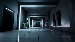 UE4 The Corridor - Night Scene