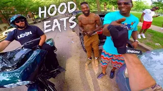 I Brought CBEAR To ENGLEWOOD! (#HoodEats Eps. 49)