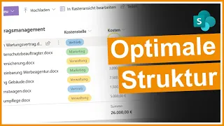 SharePoint: Die optimale Ablage-Struktur!