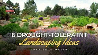 6 Drought-Tolerant Landscaping Ideas That Save Water 🌾🍃🌷 // Gardening Tips