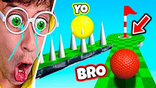 SÓLO HOYO en UNO Troll 😂⛳! (imposible) - GOLF IT #16 TEKENDO