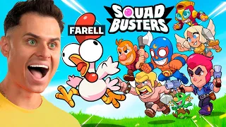 PIERWSZY RAZ W SQUAD BUSTERS! 🐔 LEPSZA GRA OD BRAWL STARS?