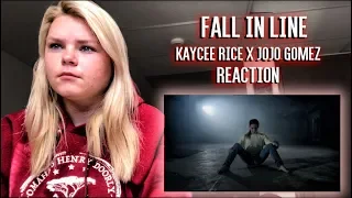 Fall in Line - Kaycee Rice & Jojo Gomez [Reaction]