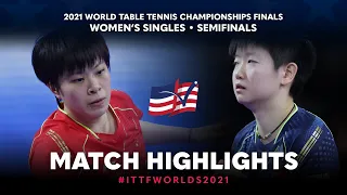 Wang Yidi v Sun Yingsha | 2021 World Table Tennis Championships Finals | WS | SF