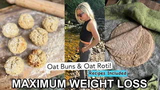 EASY & SIMPLE OAT BUNS & ROTI for weight loss + what I ate today