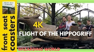 Flight of the Hippogriff POV 4K On-Ride Universal Orlando Wizarding World Roller Coaster Front Seat