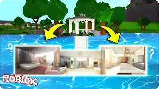 I Built A SECRET UNDERWATER Inspired House In Bloxburg! | Bloxburg Speed Build