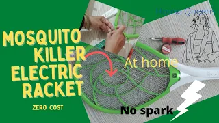 How to repair Mosquito  racket2022/ insect killer racket  not working/no spark