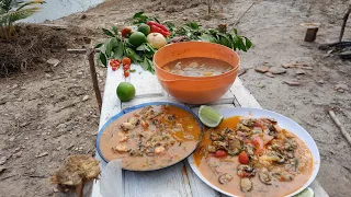 Ensinando a fazer moqueca de Ostra .confira que maravilha