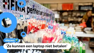 Steeds meer ouders hebben te weinig geld voor schoolspullen