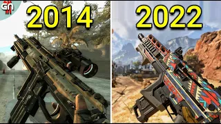 Evolution of Apex Legends / Titanfall (2014—2022)