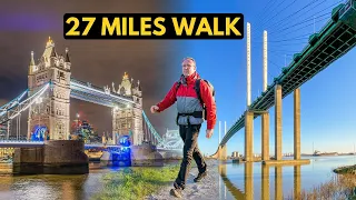 Walking the ENGLAND COAST PATH / Dartford Bridge to Tower Bridge