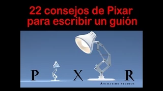 22 Consejos de Pixar para escribir un guión de cine