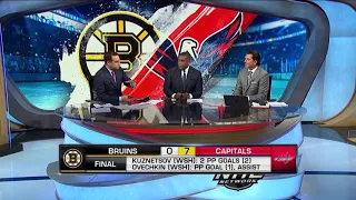 NHL Tonight:  BOS - WSH: recap  Analyzing the Capitals` 7-0 rout of the Bruins  Oct 3,  2018