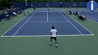 Novak Djokovic & Alexander Zverev Practice(2023 US Open)