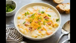 Crockpot Potato Soup | The Recipe Rebel