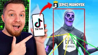 Testuję ZBANOWANE LIFEHACKI z TikToka w Fortnite! (skin PRACOWNIKA!)