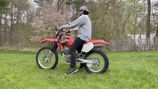 2001 Honda XR400 sound check