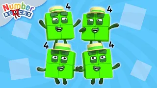 FORMAS CUADRADAS | 60 minutos de Matemáticas para niños | Numberblocks en Español | Aprende a contar