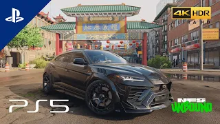 Need for Speed Unbound - Lamborghini Urus w/ MANSORY Kit Drive Gameplay | PS5 4K