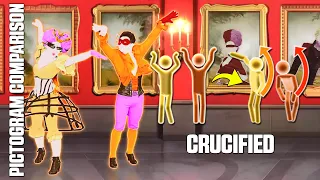 PICTOGRAM COMPARISON - CRUCIFIED | JUST DANCE 4 x UNLIMITED