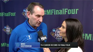 Coach K Reacts To UNC Loss and Final Duke Game