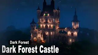 Minecraft: How to build a Dark Forest Castle | Tutorial [part 2]