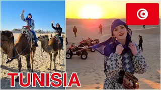 Quad biking & camel riding in SAHARA DESERT! Douz, Tunisia 🇹🇳