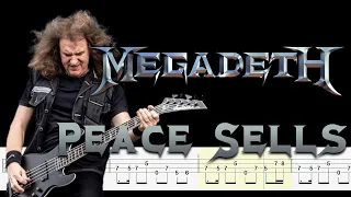 Megadeth - Peace Sells (Bass Tabs and Notation ) By @ChamisBass  #chamisbass #basstabs