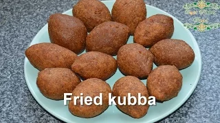 fried kubba - Syrian recipe - just Arabic food