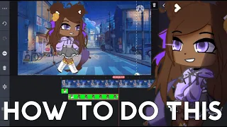 How to make a smooth walk cycle in kinmaster (how to make your character move) /Gacha club tutorial/