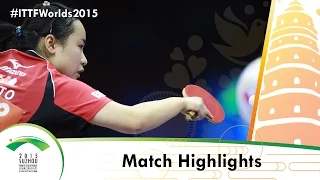 WTTC 2015 Highlights: ITO Mima vs LAY Jian Fang (R 64)