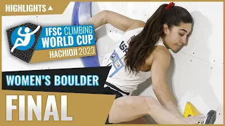 Women's Boulder final highlights || Hachioji 2023