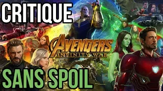 AVENGERS 3 INFINITY WAR | CRITIQUE SANS SPOIL : Thanos frappe fort