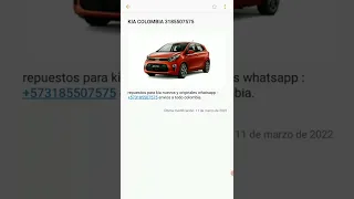 repuestos para KIA nuevos y originales whatsapp :+573185507575 envios a todo colombia.