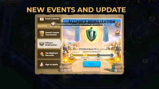 ALLIANCE MOBILIZATION AND ACCOUNT UPDATE Rise of kingdoms